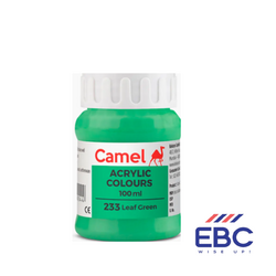 CAMEL ACRYLIC COLOUR MULTI-SURFACE - 233 LEAFE GREEN 100ML